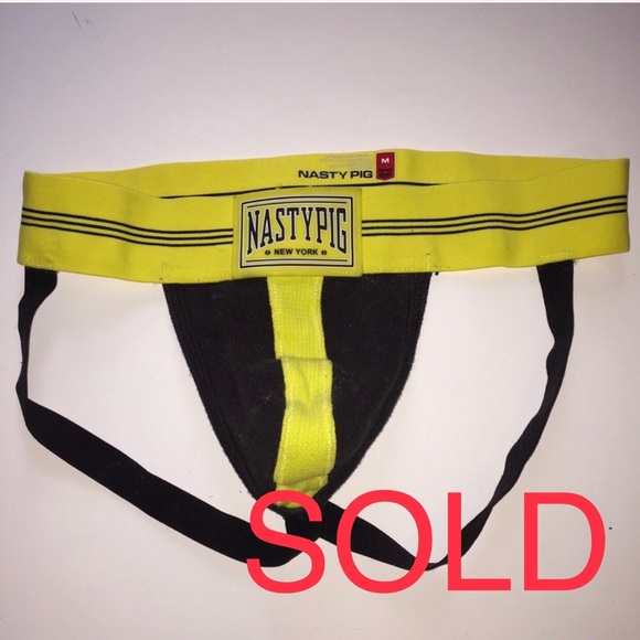 Nasty Pig Other - NASTY PIG Black & Yellow Jock Strap MEDIUM. WOOF!